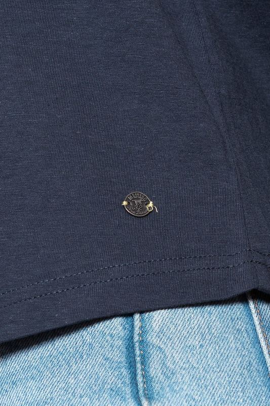 MUSTANG T SHIRT DAMSKI Alma V Linen 1009483 4085