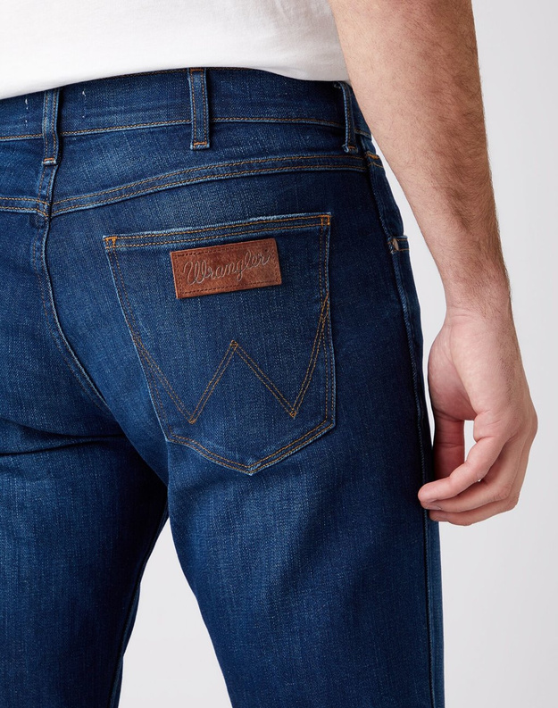 WRANGLER GREENSBORO MĘSKIE SPODNIE JEANSOWE FOR REAL W15QCJ027 112126867