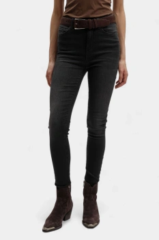 Damskie Spodnie Jeansowe Mustang Style Georgia Super Skinny Denim Black 1016903 4000 802