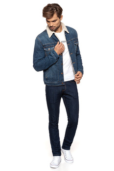 WRANGLER SHERPA JACKET BLUE NOTE W443XG96H