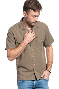 KOSZULA MĘSKA LEE SS WORKER SHIRT UTILITY GREEN L67REUNG 112116947