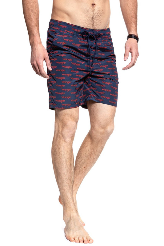 SPODENKI MĘSKIE WRANGLER SWIM SHORT SCARLET RED W4B01V9UU 112129078