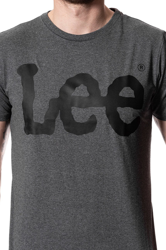 LEE T SHIRT LOGO TEE DARK GREY MELE L62AAI06 112114433