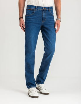 MĘSKIE SPODNIE JEANSOWE WRANGLER TEXAS SLIM GAME ON W12ST112E 112126517
