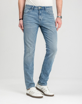 Męskie Spodnie Jeansowe Tom Tailor TTJOSH REGULAR stone wash denim 1048363 10283