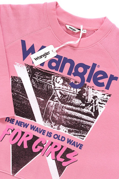 WRANGLER RAGLAN SWEAT SEA PINK W6069IGWF 112130420