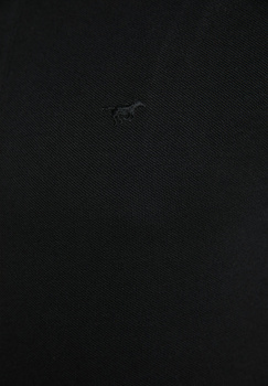 MUSTANG POLO MĘSKA KOSZULKA Z KOŁNIERZEM LOGO BLACK 1008810 4142