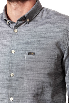 LEE SLIM BUTTON DOWN PITCH BLACK L66XZNEM 112116838
