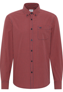 Męska Koszula MUSTANG Chester Gingham Check Orange Navy 1014765 12549