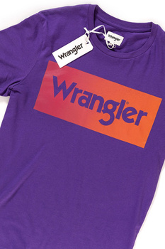 KOSZULKA WRANGLER LOGO TEE TROPICAL PURPLE W7B62FQW3 112131518