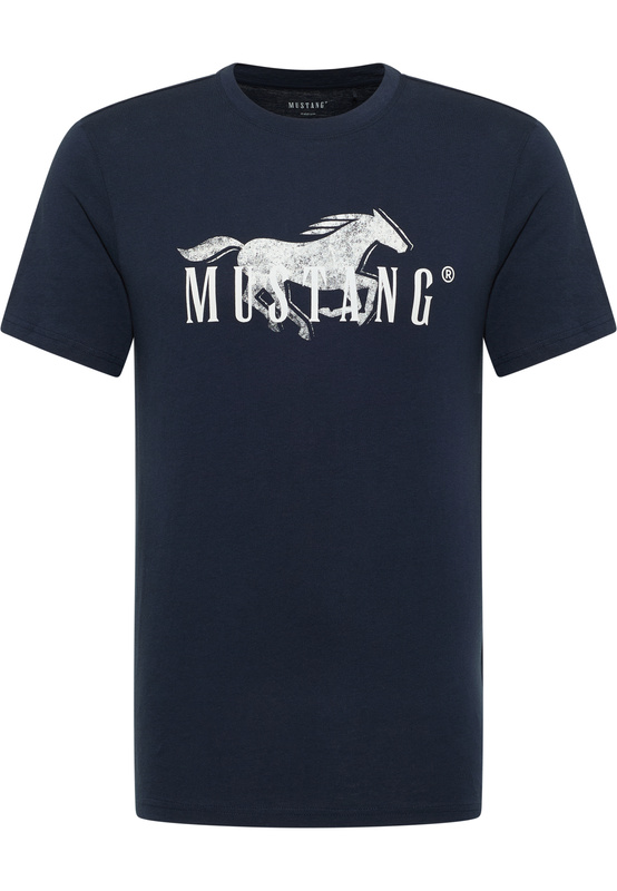 Męski T-Shirt Mustang Style Austin Dark Sapphire 1016279 4136