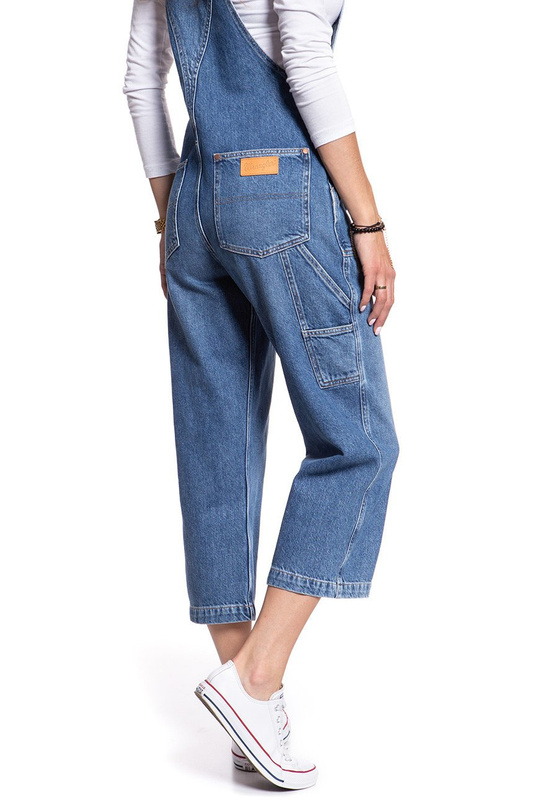 DAMSKIE OGRODNICZKI WRANGLER CARPENTER BIB ALL STAR BLUE W29RRI25U 112128591