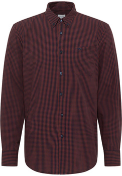Męska Koszula Mustang Style Chester Brown Navy Gingham 1015905 12668