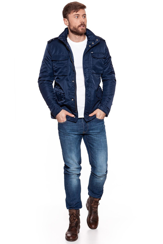 KURTKA WRANGLER FIELD JACKET NAVY W4730WT35 112129029
