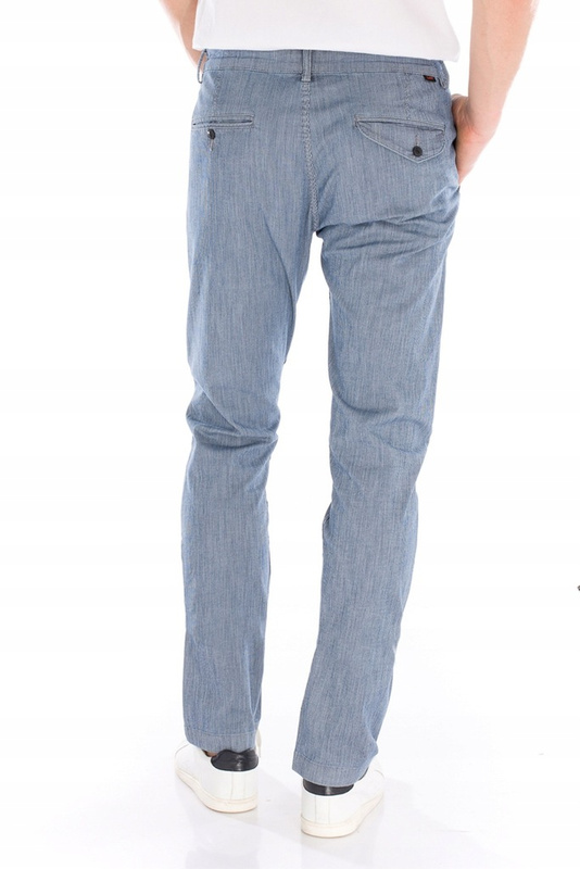 LEE CHINO MĘSKIE SPODNIE MATERIAŁOWE PIN STRIPE L768YACK 112121145