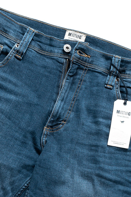 SPODNIE MĘSKIE MUSTANG Washington Denim Blue 1009083 5000 681