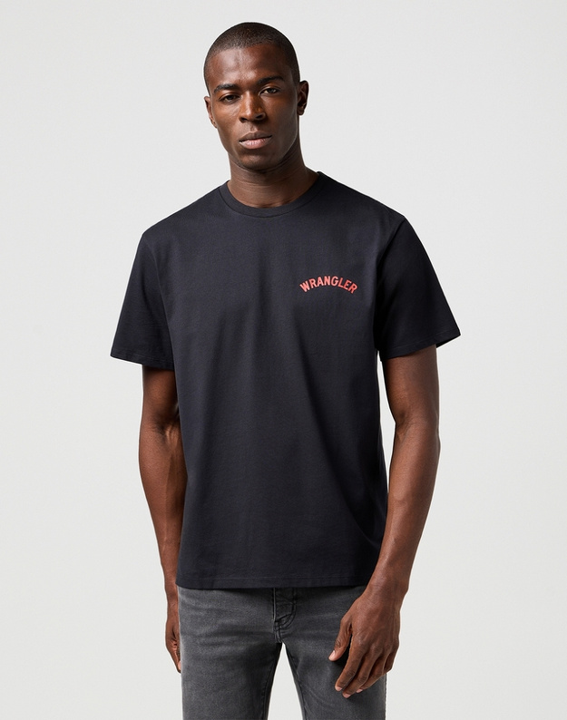 MESKA KOSZULKA WRANGLER GRAPHIC TEE BLACK 112362793