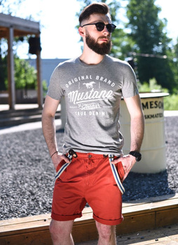 MUSTANG T SHIRT BASIC TEE PRINT 64741664160
