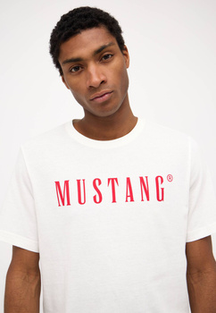 Męski T-Shirt Koszulka MUSTANG Style Austin Cannoli Cream 1014695 2084