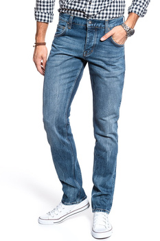 SPODNIE MĘSKIE MUSTANG Chicago Tapered DENIM BLUE 1008742 5000 803