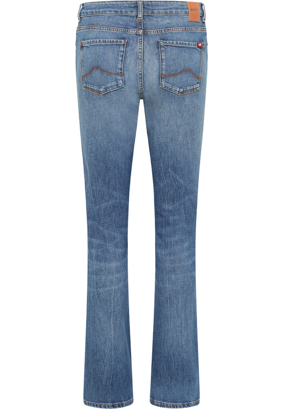 MUSTANG Crosby Relaxed Straight Damskie Spodnie Jeansowe Denim Blue 1013594 5000 582