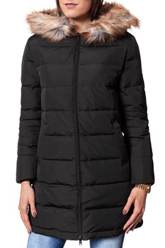 DAMSKA KURTKA ZIMOWA WRANGLER LONG PUFFER BLACK W4126VJ01 112128759