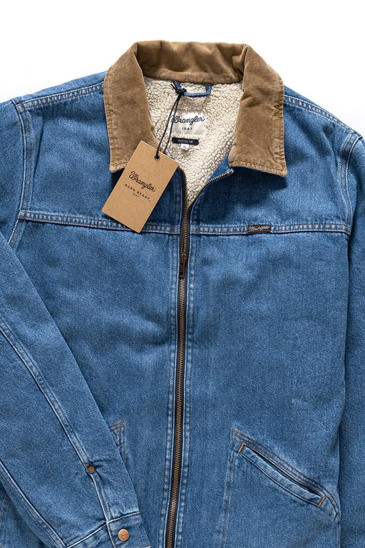WRANGLER HAWKINS JACKET MID STONE W448BG22U