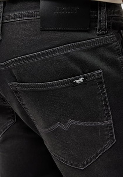 Męskie Spodnie Jeansowe MUSTANG Oregon Slim K Denim Black 1015871 4000 503