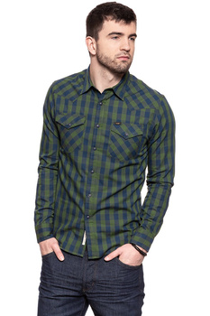 LEE LEE WESTERN SHIRT HILLSIDE GREEN L643MMPC
