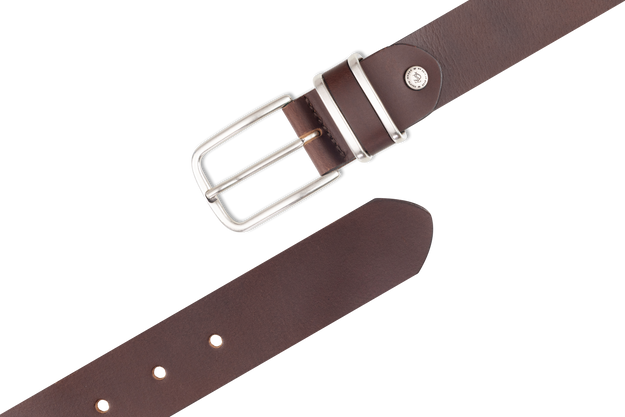 TOM TAILOR PASEK SKÓRZANY TG1046R69/690 35mm Gürtel Q.1869 0690 DARKBROWN