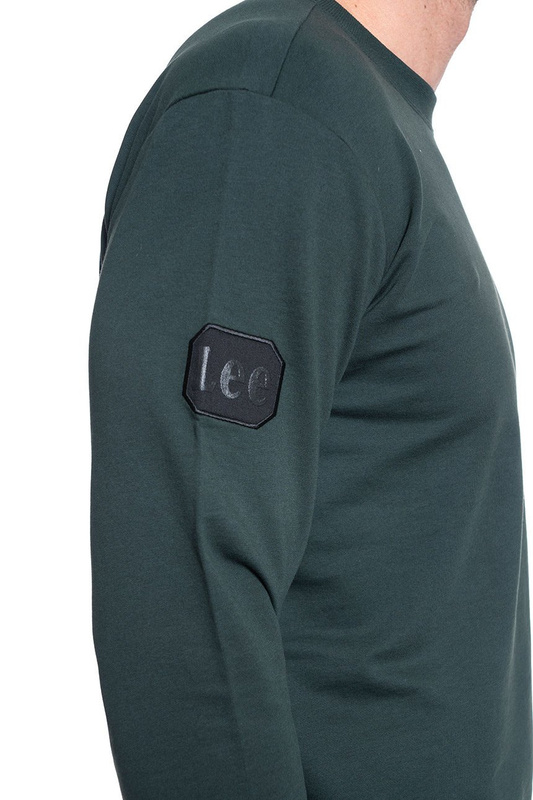 LONGSLEEVE LEE GLOBE PATCH LS DK BOTTLE GREEN L80PWYBB 112121479