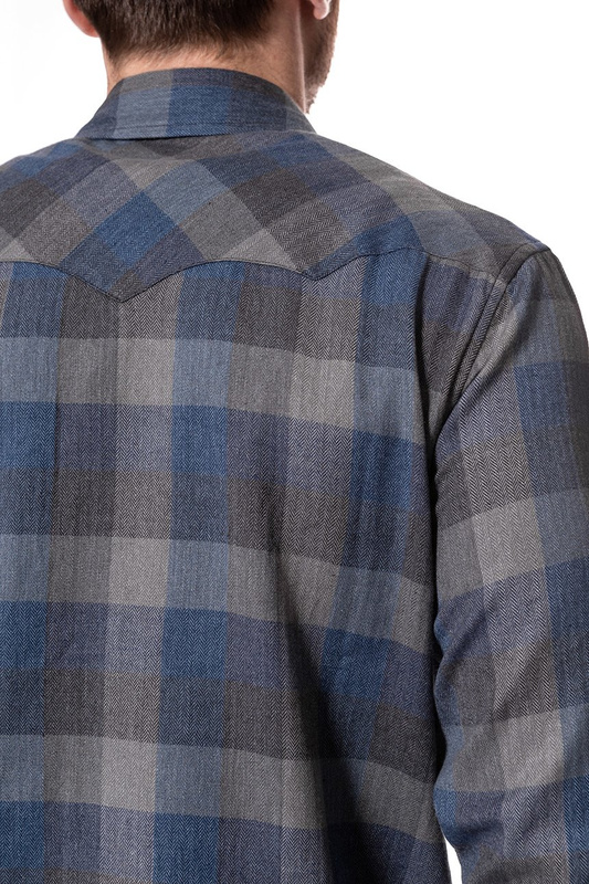 WRANGLER L/S WESTERN SHIRT PHANTOM W59289F16
