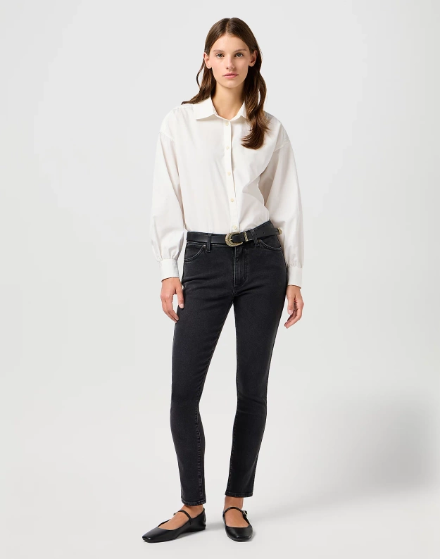 DAMSKIE SPODNIE WRANGLER SIENNA SULTRY BLACKOUT 112362640