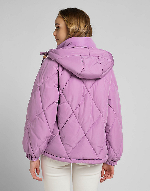 LEE SHORT PUFFER DAMSKA KURTKA PUCHOWA LOGO PANSY L55LEV63 112320687