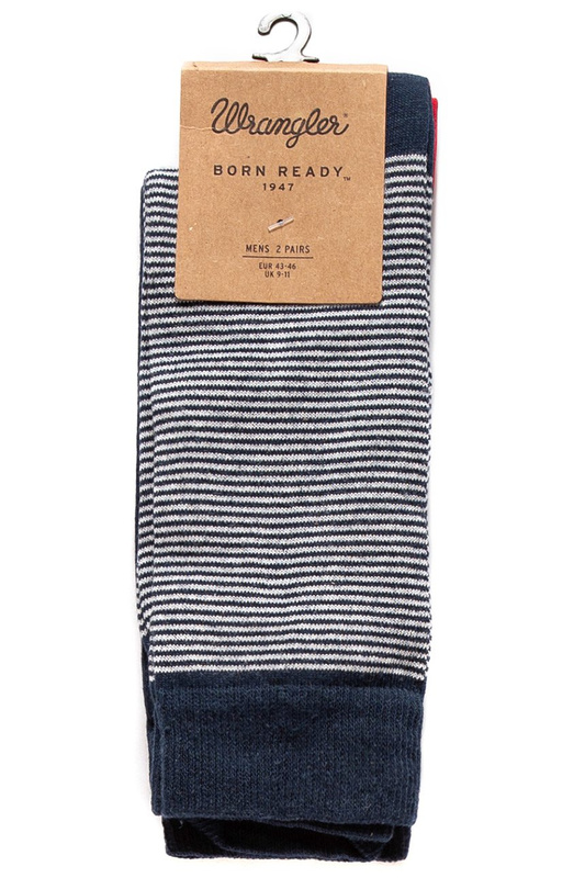 WRANGLER 2PACK STRIPES & PLAI NAVY W0Z12UR35