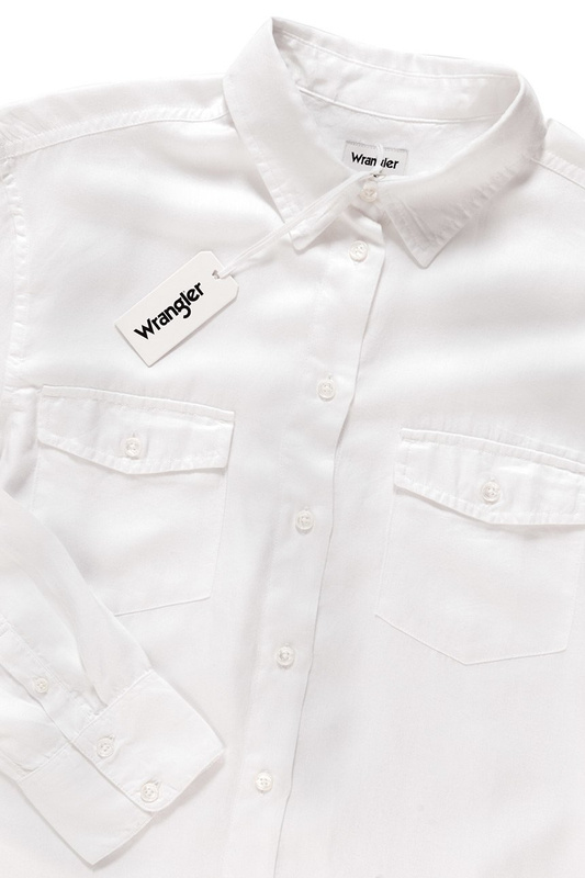 WRANGLER WORKWEAR SHIRT WHITE W5238LR12 112129342