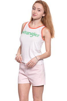 WRANGLER T SHIRT DAMSKI RETRO KABEL TANK ROSEWATER W730SEVLF 112130937