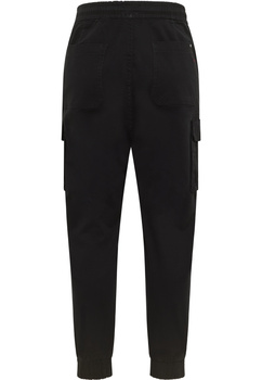 Męskie Spodnie Materiałowe Mustang Style Paris Jogger Cargo Black Beauty 1015896 4185