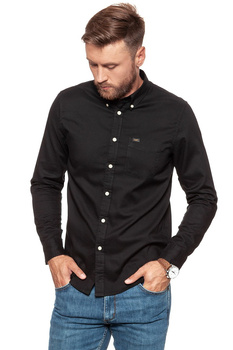 LEE BUTTON DOWN PITCH BLACK L880ZLEM 112123540