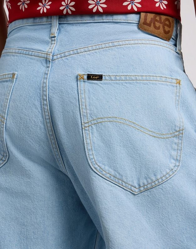 MESKIE SPODNIE LEE ASHER SHORT LIGHT STONE WASH 112349239