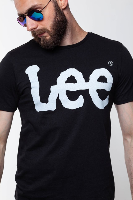 LEE T SHIRT LOGO TEE BLACK L64CAI01