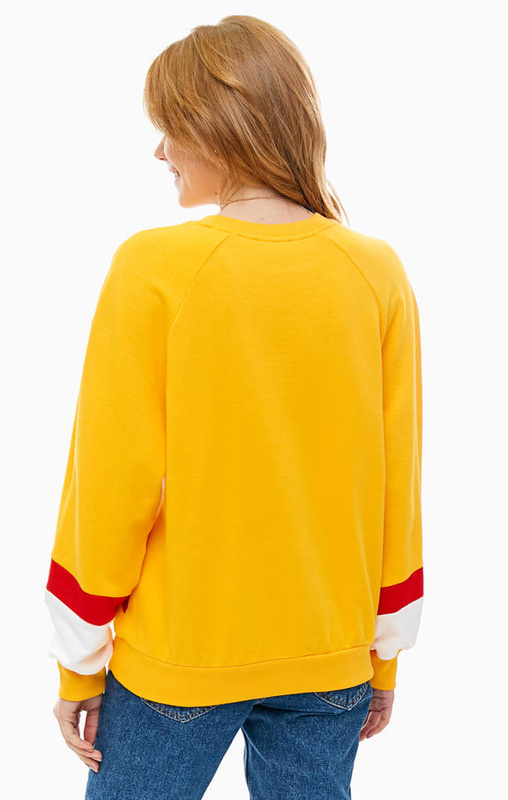 LEE SEASONAL SWS DAMSKA BLUZA LOGO RADIANT YELLOW L53URXLG 112112547