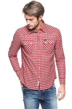 LEE RIDER SHIRT PRIMARY RED L851IKLK