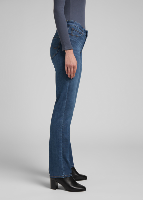 LEE MARION DAMSKIE SPODNIE JEANSOWE STRAIGHT MID WORN L301CGMZ 112319926
