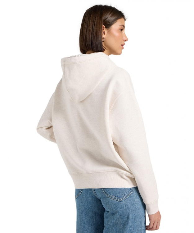 DAMSKA BLUZA LEE ESSENTIAL HOODIE ECRU HEATHER 112371337