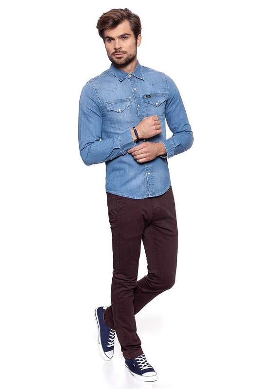 LEE LEE WESTERN SHIRT CONSTANT BLUE L643AFWD