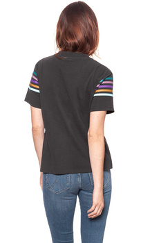 WRANGLER RAINBOW TEE FADED BLACK W7005GFV6 112130866