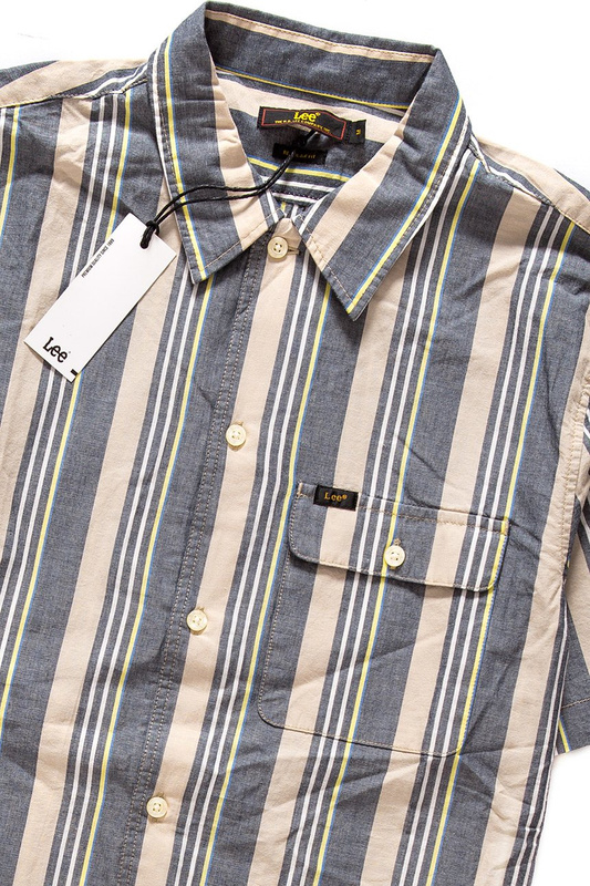 KOSZULA MĘSKA LEE SS BUTTON DOWN VARIATION SKY CAPTAIN L66LUGHY 112116566