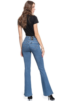 SPODNIE LEE DAMSKIE Flare JACKSON WORN L30FMXAX SAMPLE 112106432