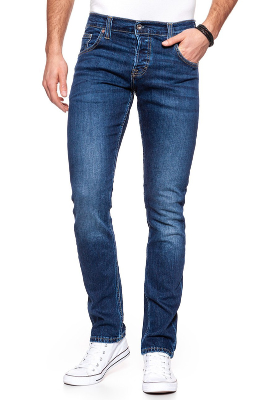 JEANSY MĘSKIE MUSTANG Chicago Tapered DENIM BLUE 1007219 5000 882